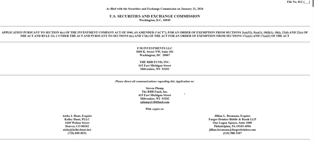 F/m investments seeks SEC approval to tokenise $6B treasury ETF on permissioned blockchain F/m investments seeks SEC approval to tokenise $6B treasury ETF on permissioned blockchain