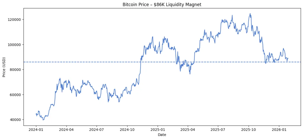 Crypto's $86K liquidity trap: Being neutral is the most dangerous position right now Crypto's $86K liquidity trap: Being neutral is the most dangerous position right now