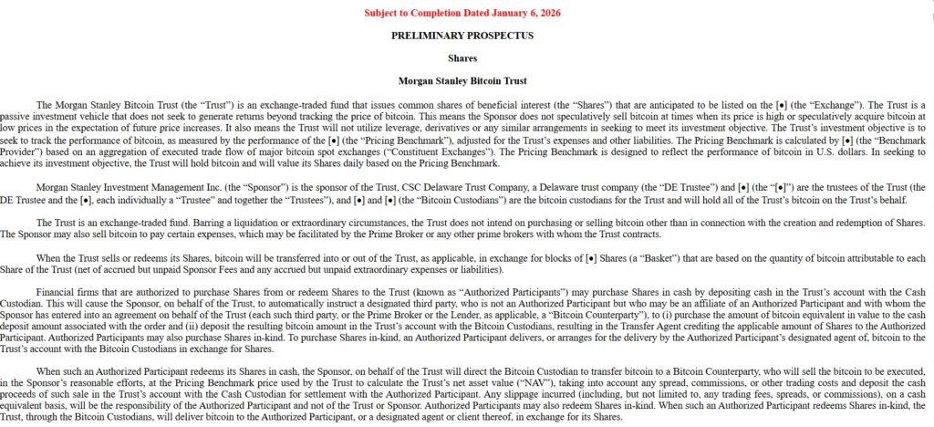 Morgan Stanley files for Bitcoin and Solana ETFs as Wall Street pushes deeper into crypto Morgan Stanley files for Bitcoin and Solana ETFs as Wall Street pushes deeper into crypto