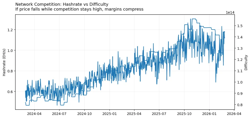 Bitcoin mining enters margin compression as price weakness squeezes the network Bitcoin mining enters margin compression as price weakness squeezes the network