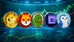 Top 5 Meme Coins price market analysis: Dogecoin, Shiba Inu, Pepe, MemeCore, Pudgy Penguins