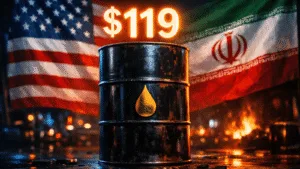 Oil surges above $119 per barrel after Iran “South Pars” gas field targeted