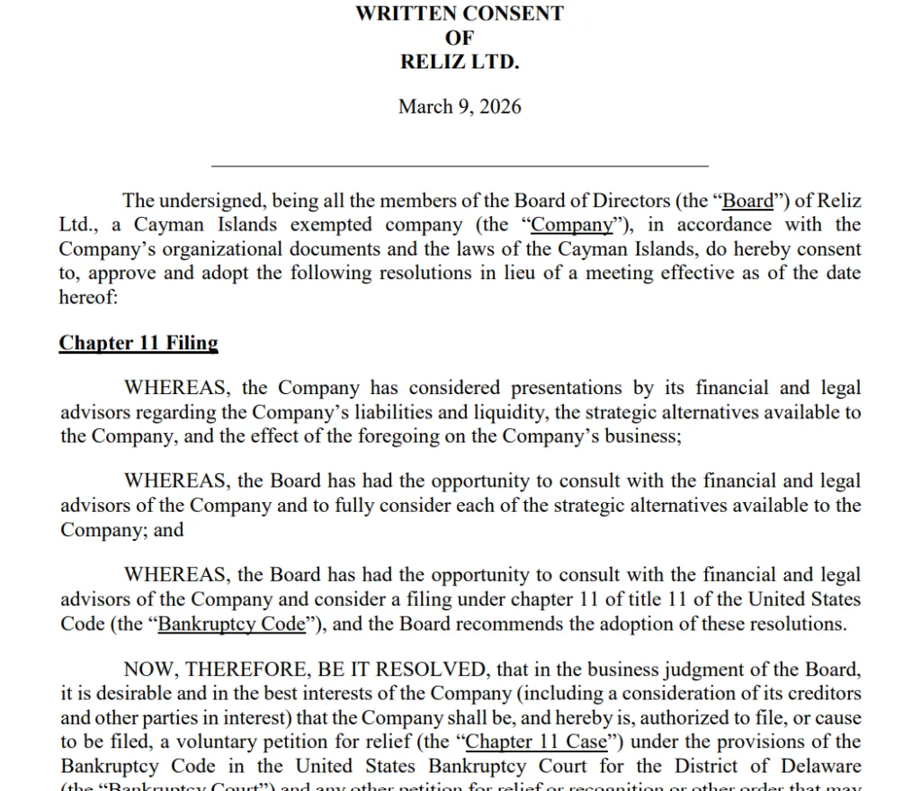 Crypto lender BlockFills files for chapter 11 bankruptcy protection in the U.S. Crypto lender BlockFills files for chapter 11 bankruptcy protection in the U.S.