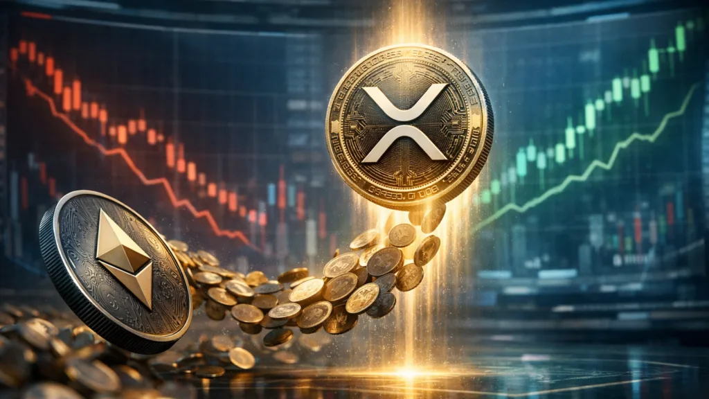XRP tops weekly crypto inflows as Ethereum bleeds again