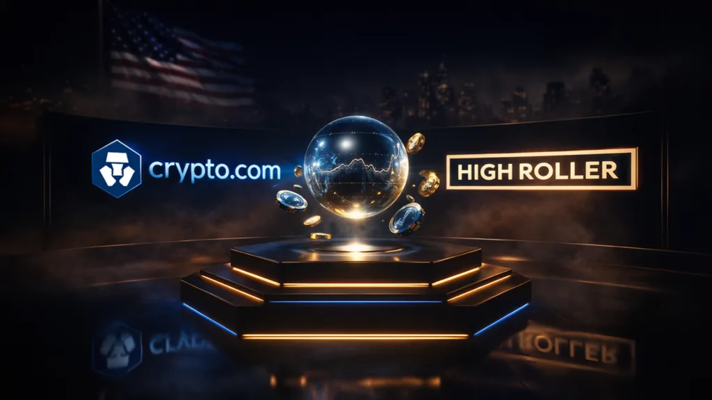 Crypto.com strikes high roller deal for US prediction markets