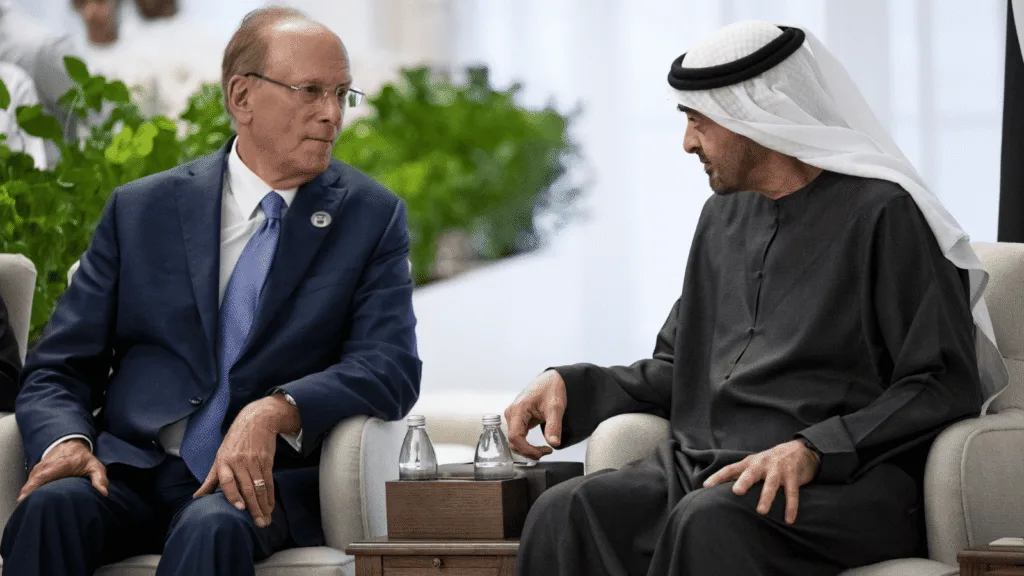 UAE President meets BlackRock CEO on markets, AI, investment