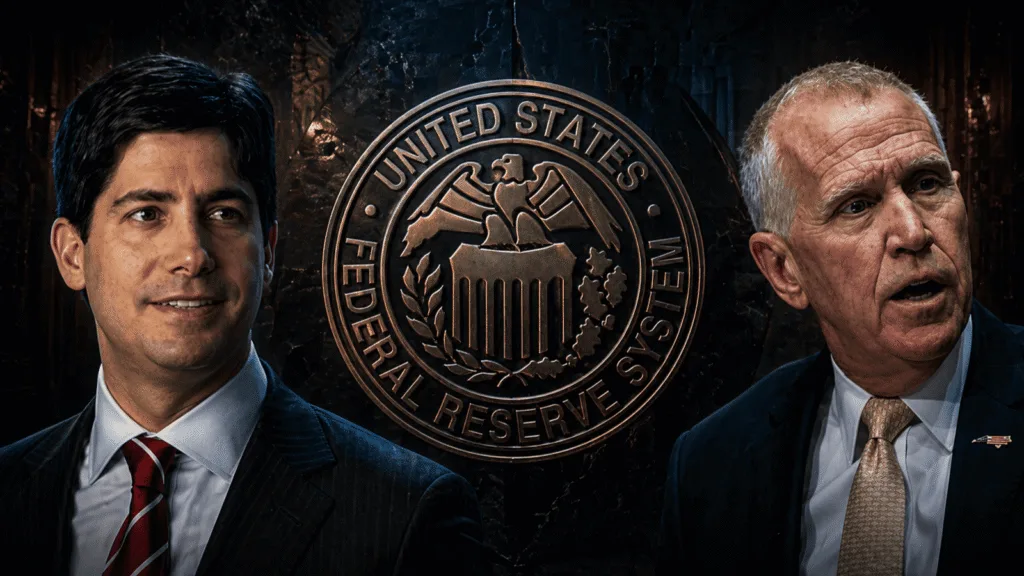 Crypto Markets Watch Fed Chair Race as Tillis Backs Warsh After DOJ Move