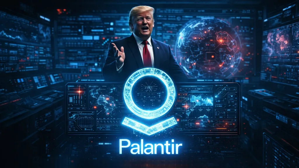 Trump praises Palantir's "war fighting" tech amid stock slump
