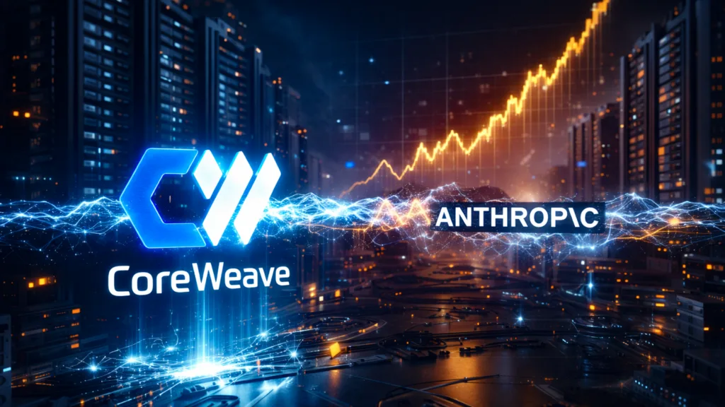 CoreWeave shares surge as Anthropic signs AI cloud agreement
