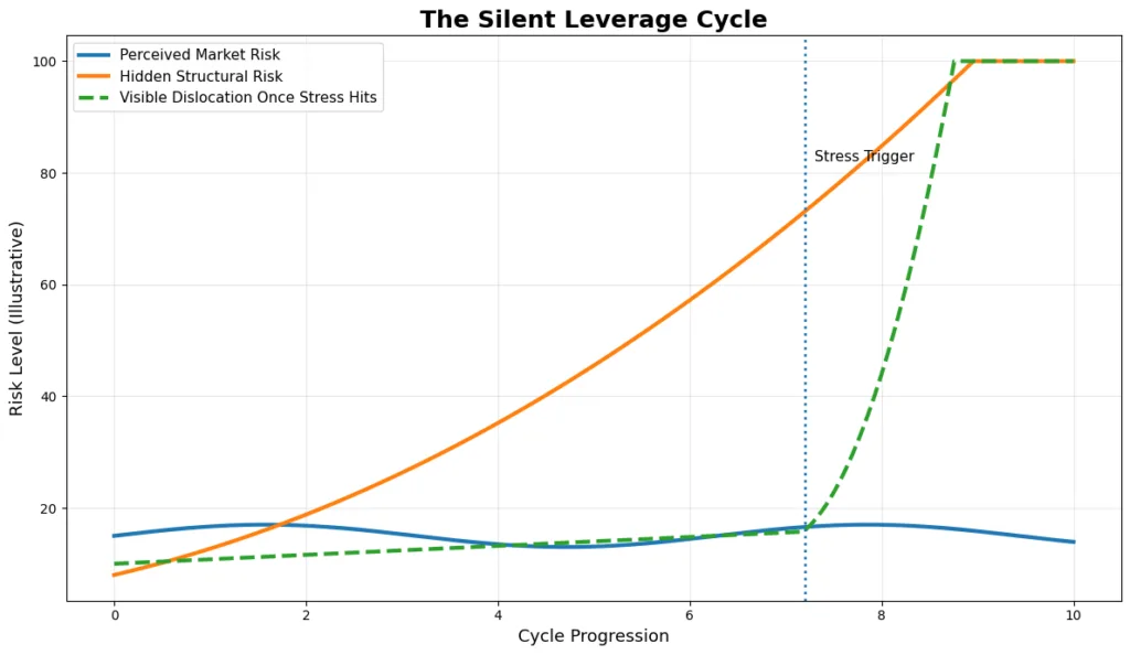 The silent leverage cycle: Hidden risk in a safe market The silent leverage cycle: Hidden risk in a safe market