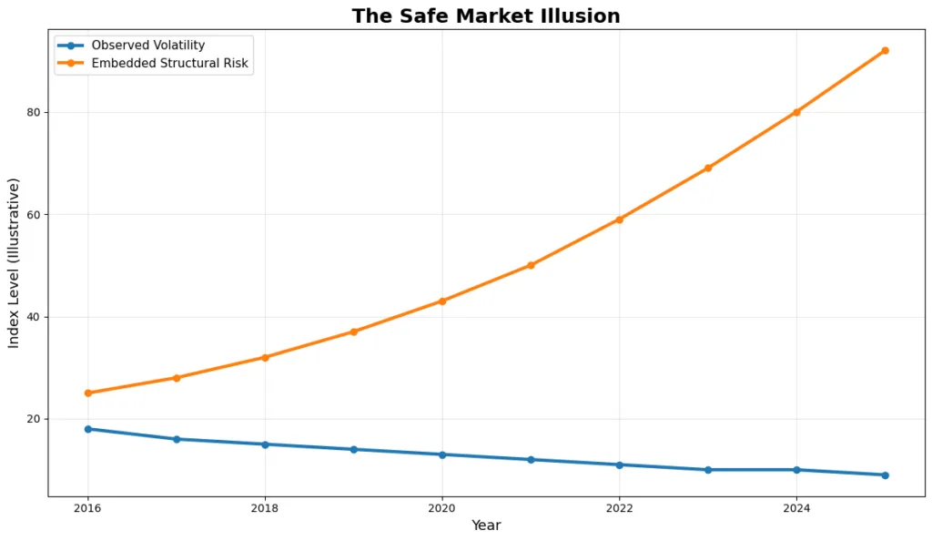 The silent leverage cycle: Hidden risk in a safe market The silent leverage cycle: Hidden risk in a safe market