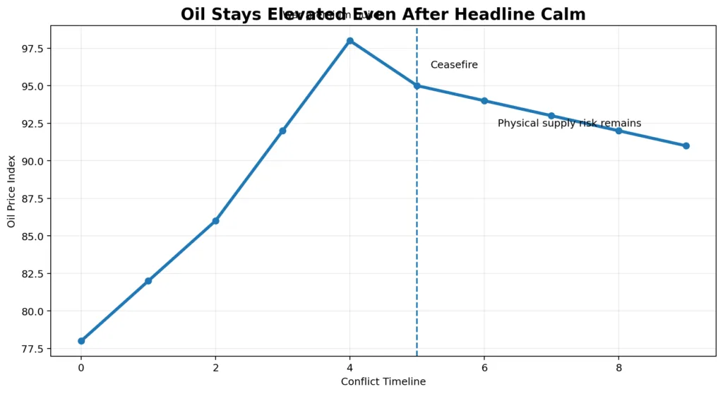 Ceasefire economics: When risk pauses but doesn’t disappear Ceasefire economics: When risk pauses but doesn’t disappear