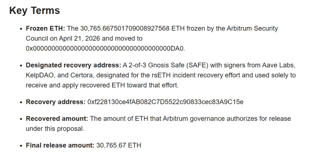 Aave proposes unfreezing Kelp DAO hack funds to compensate rsETH holders Aave proposes unfreezing Kelp DAO hack funds to compensate rsETH holders